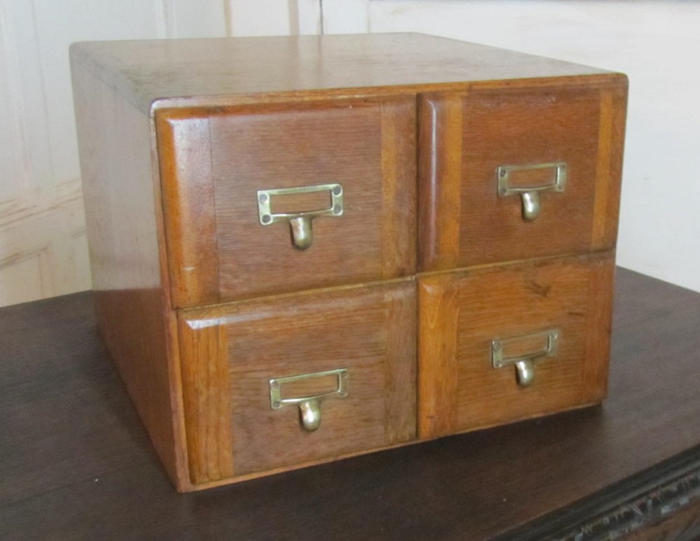 golden oak 4 drawer card index filing cabinet wine rack or coffee table