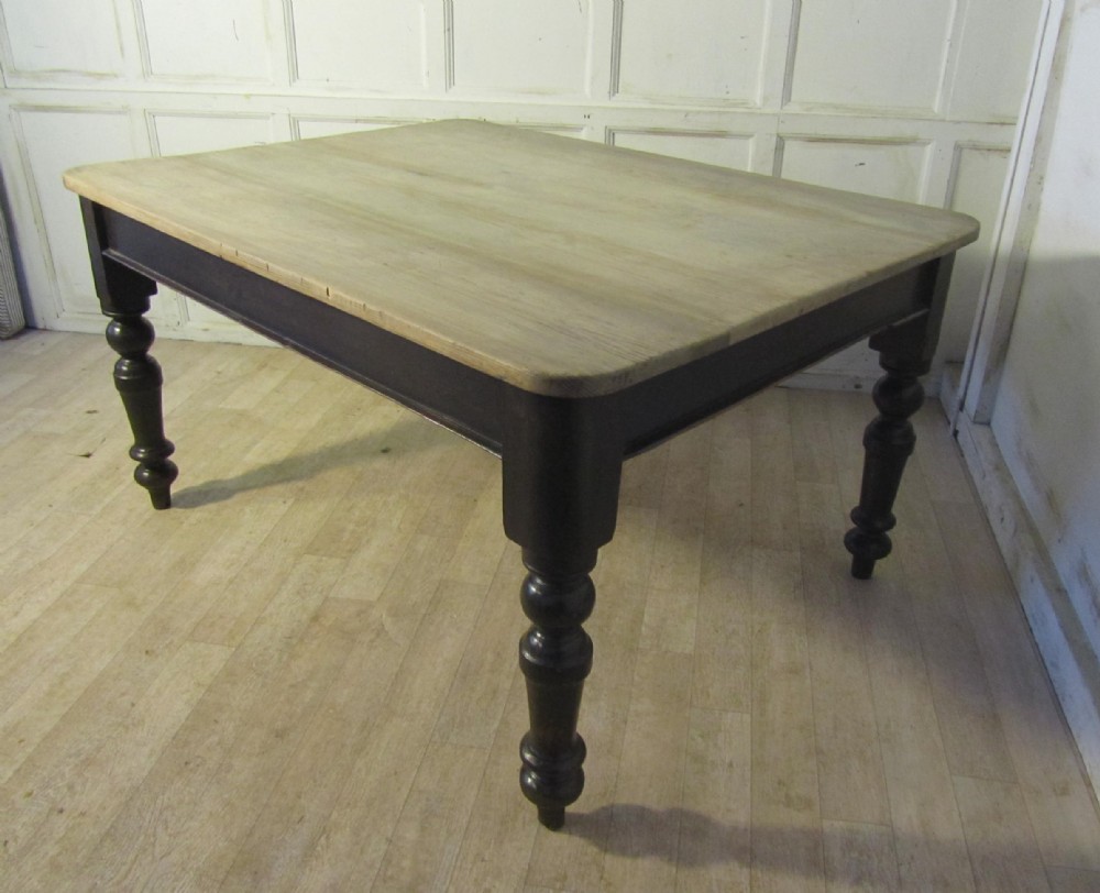 a lovely rustic victorian pine kitchen table