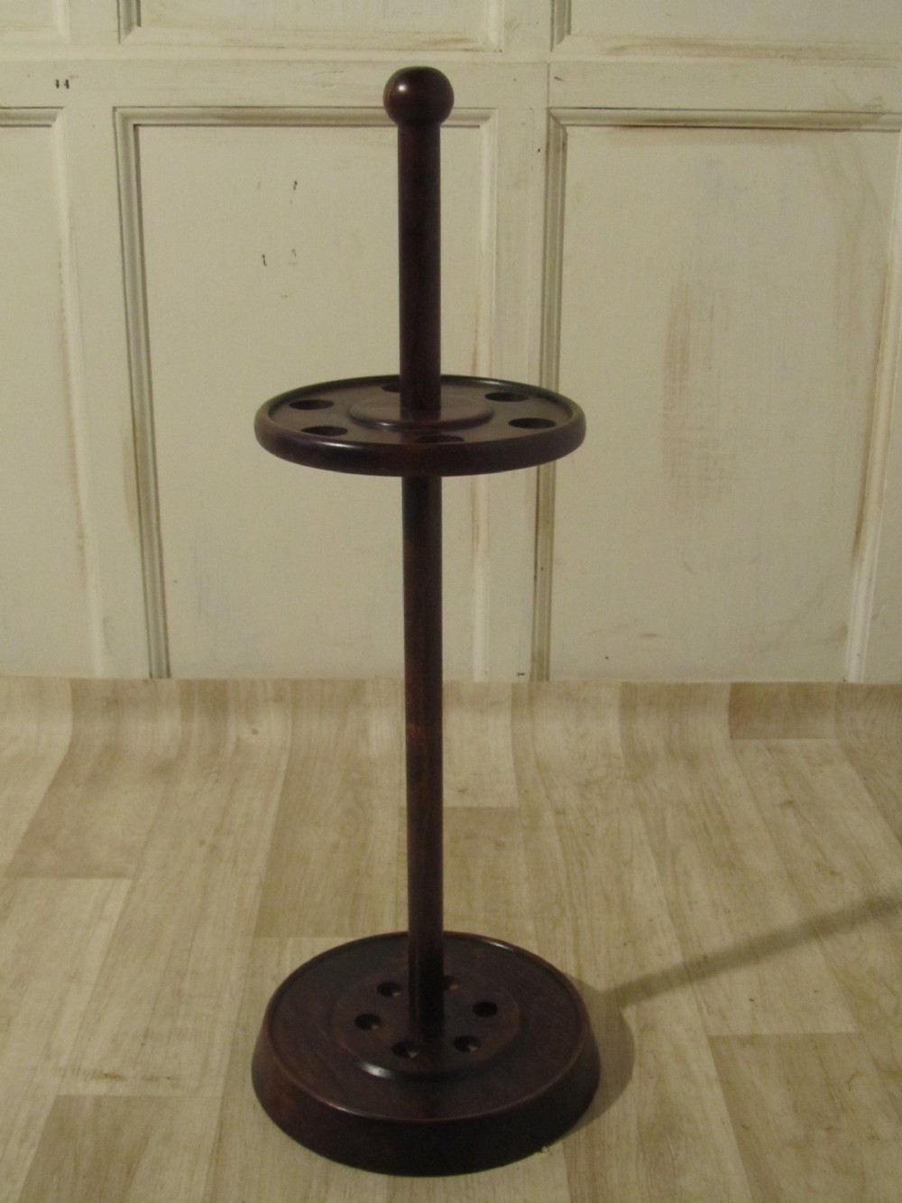 circular french wooden stick or umbrella stand