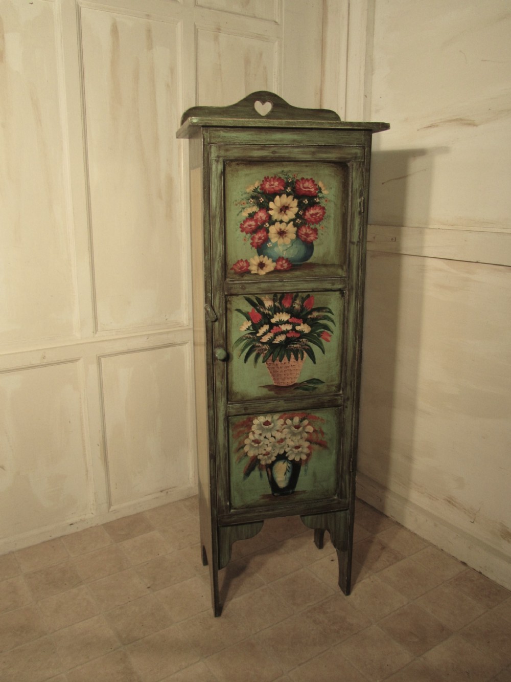 painted folk art cupboard from the south of france