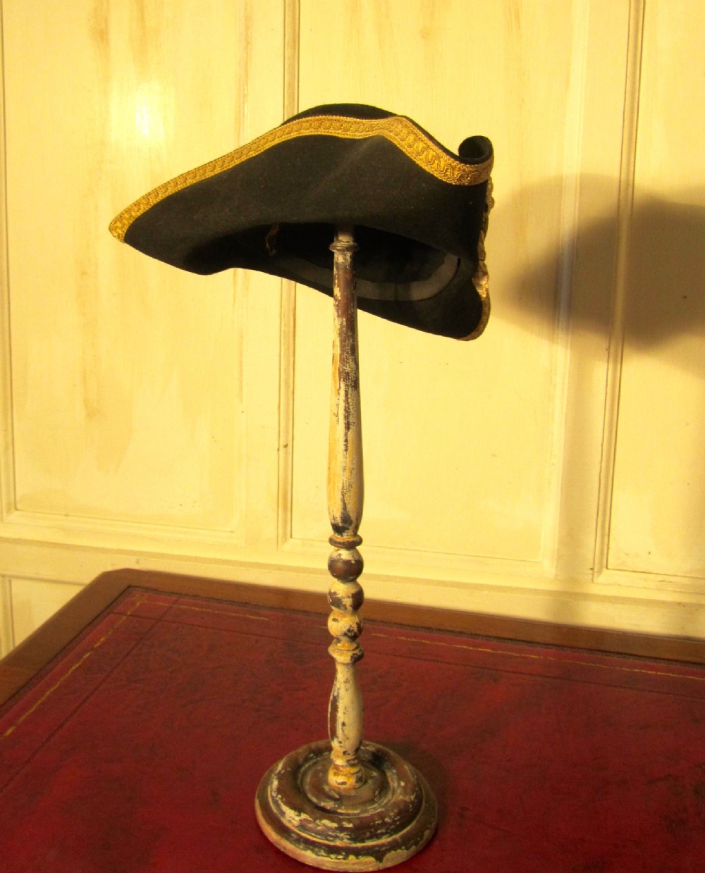 tall french shabby painted hat stand shop display