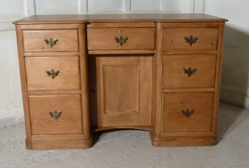 small victorian country style stripped pine sideboard or dresser base