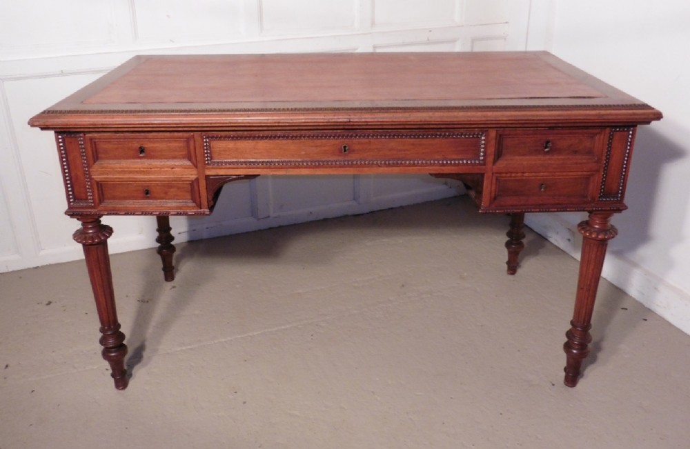 a french mahogany desk or writing table