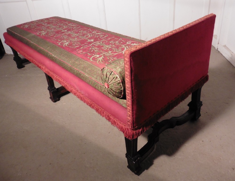 charming 19th century french chaise longue or day bed
