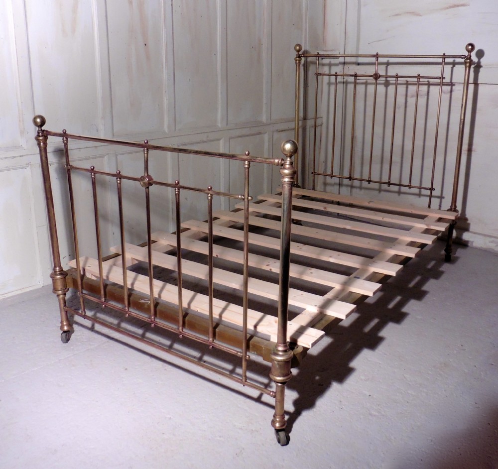 superb french 19th century brass bed small double