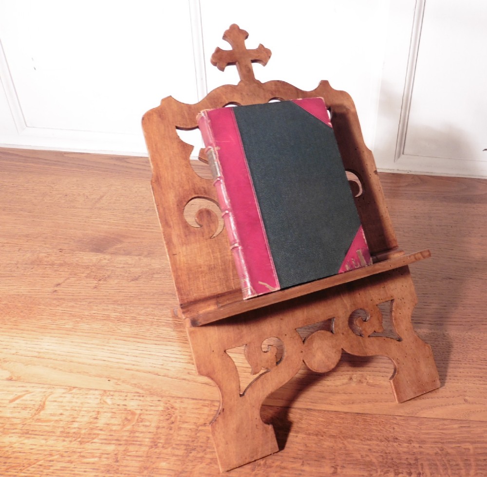 french cherry wood book rest music stand