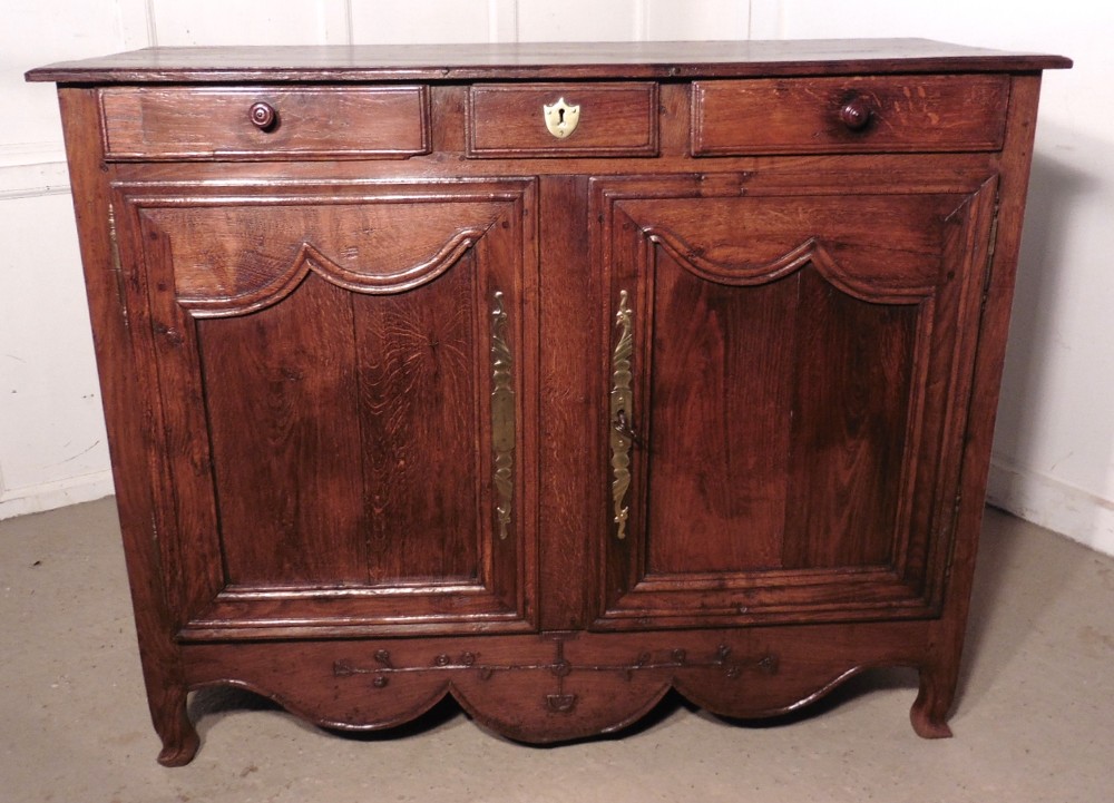a 18th century country oak dresser from normandy