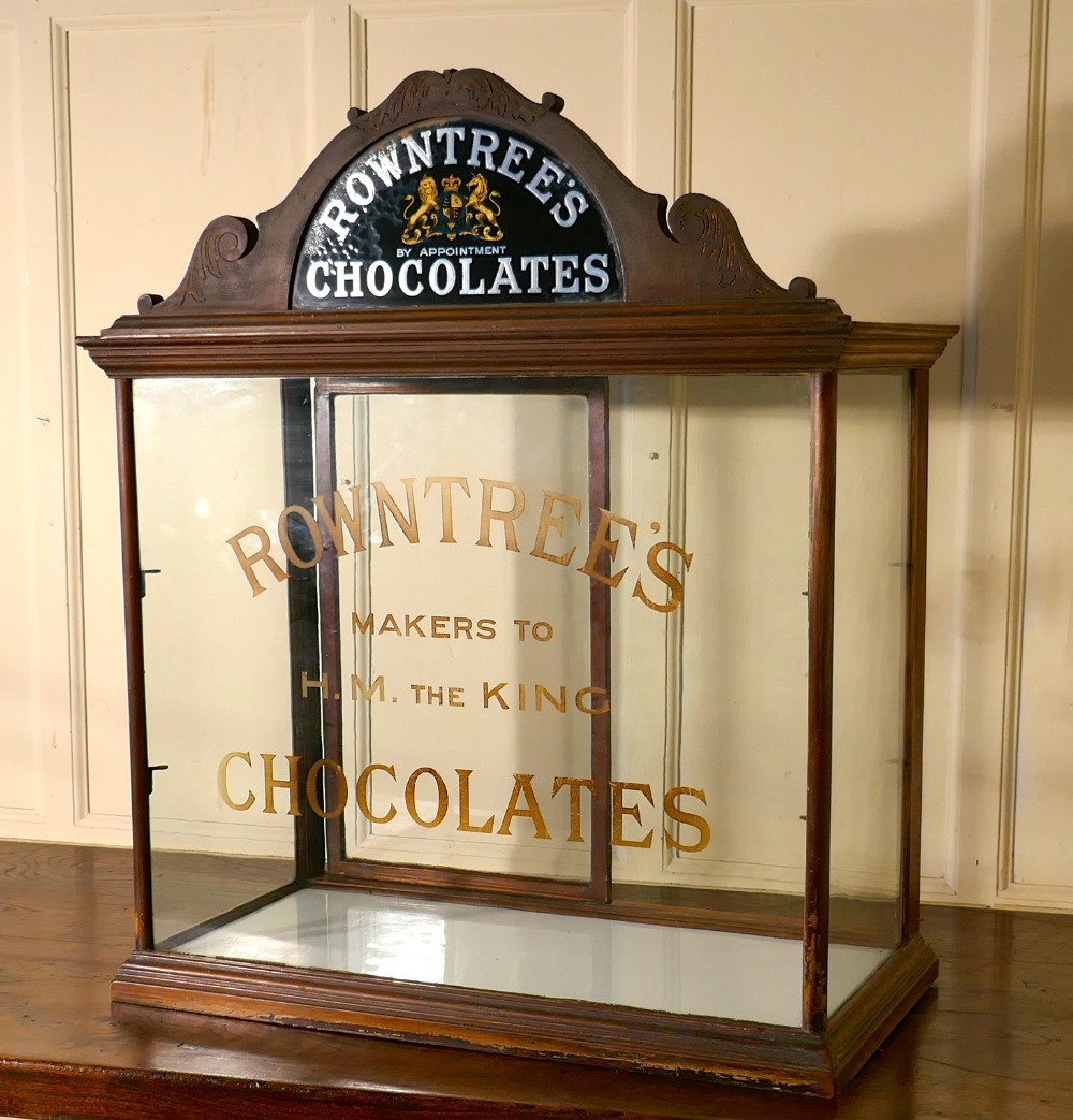 rowntrees sweet shop display cabinet