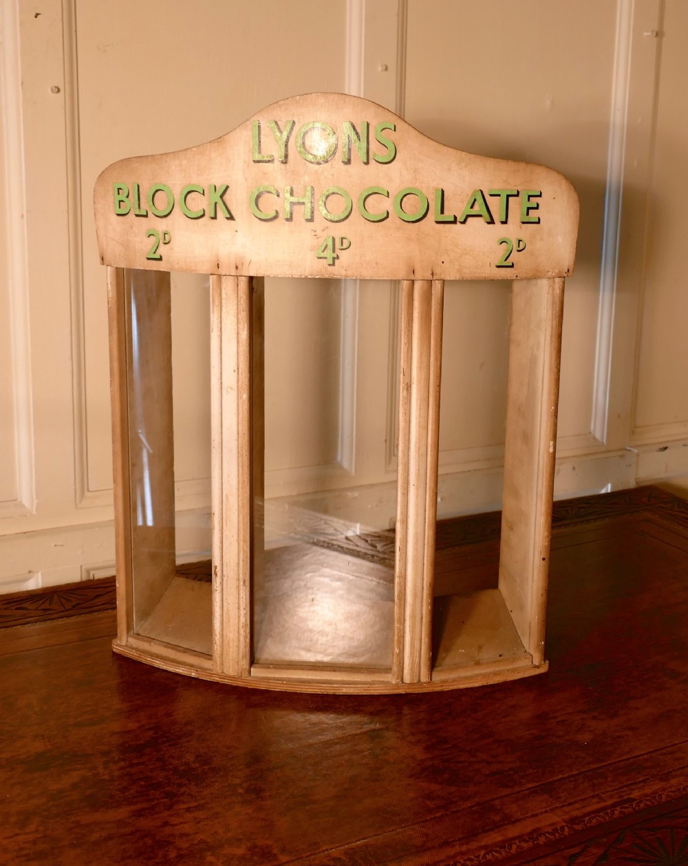 a lyons block chocolate dispensing cabinet
