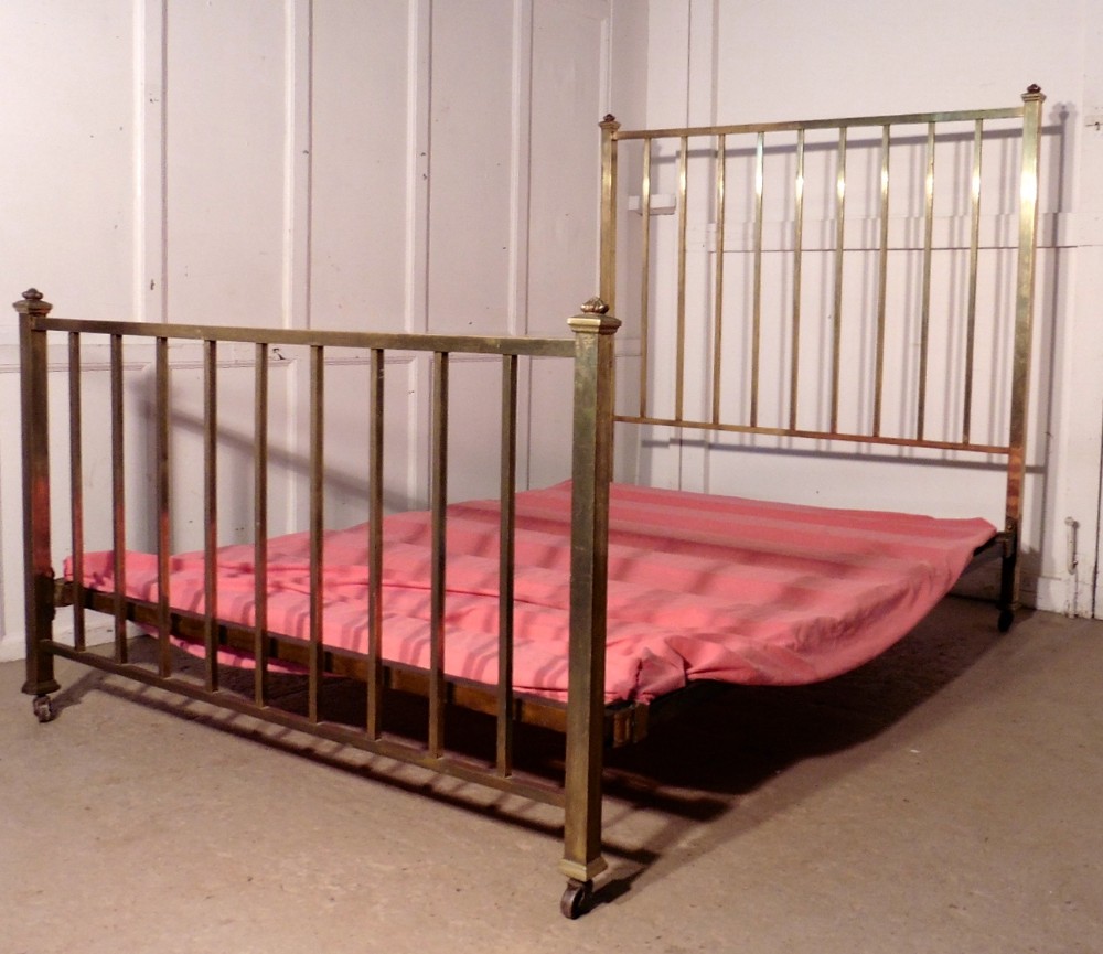 lovely french brass double bed