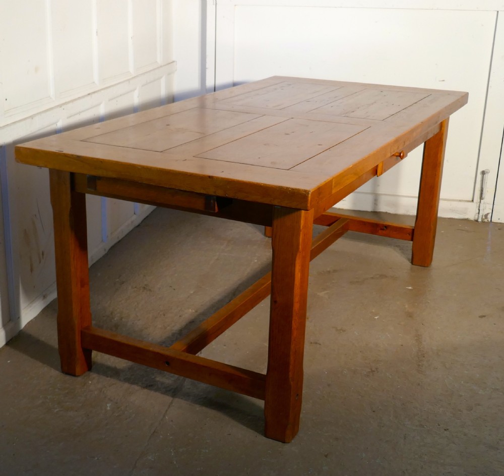 farmhouse oak dining table