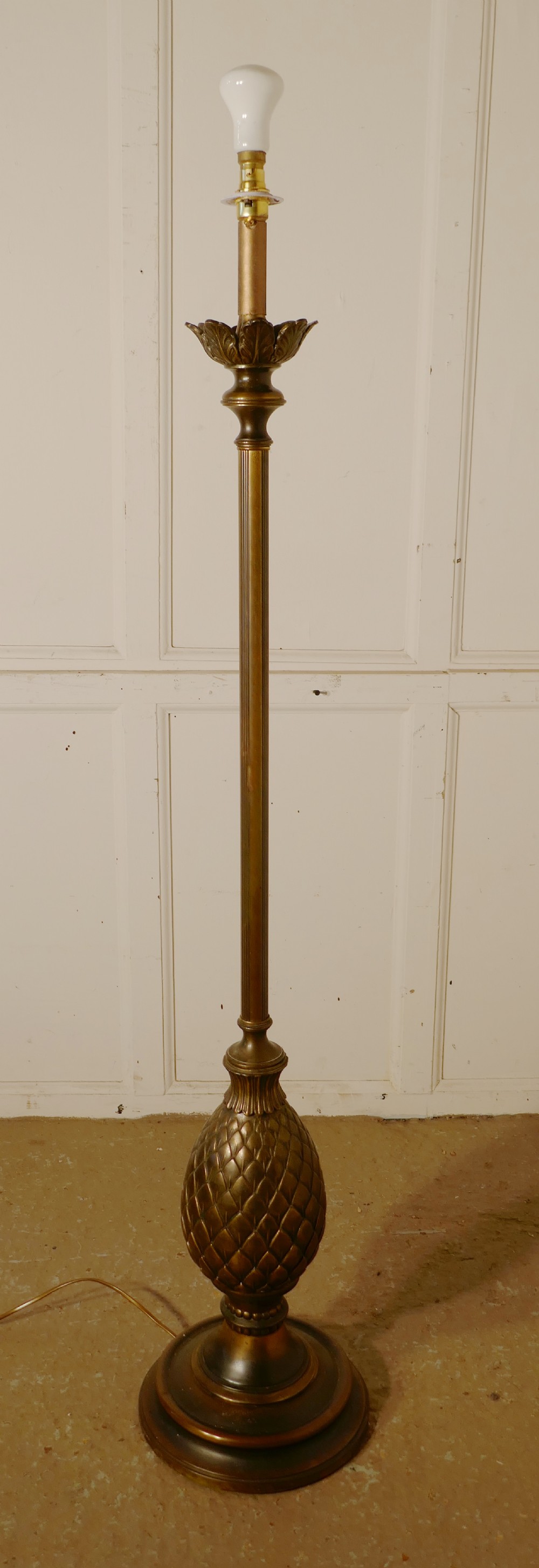 floor lamp brass standard lamp
