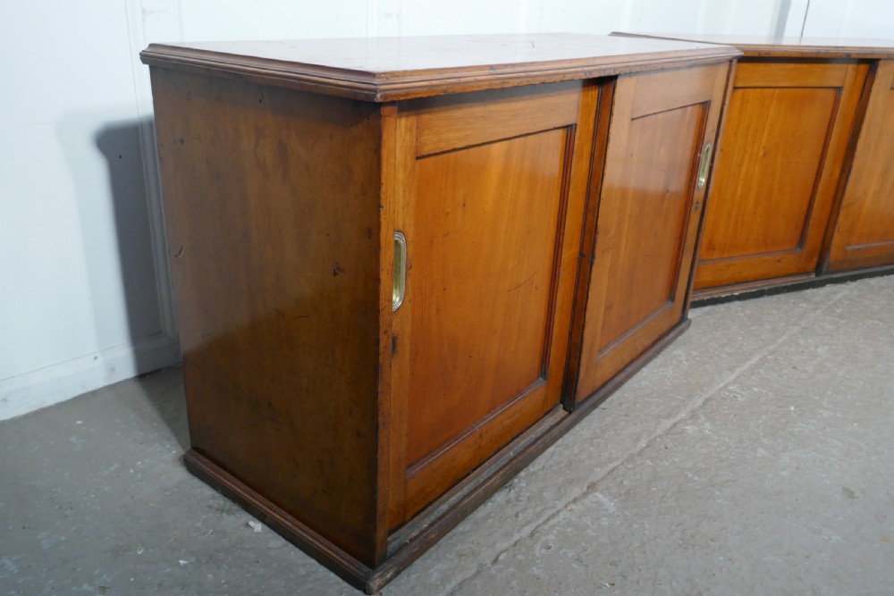 a pair of fine mahogany filing cabinet from the london and north eastern railway