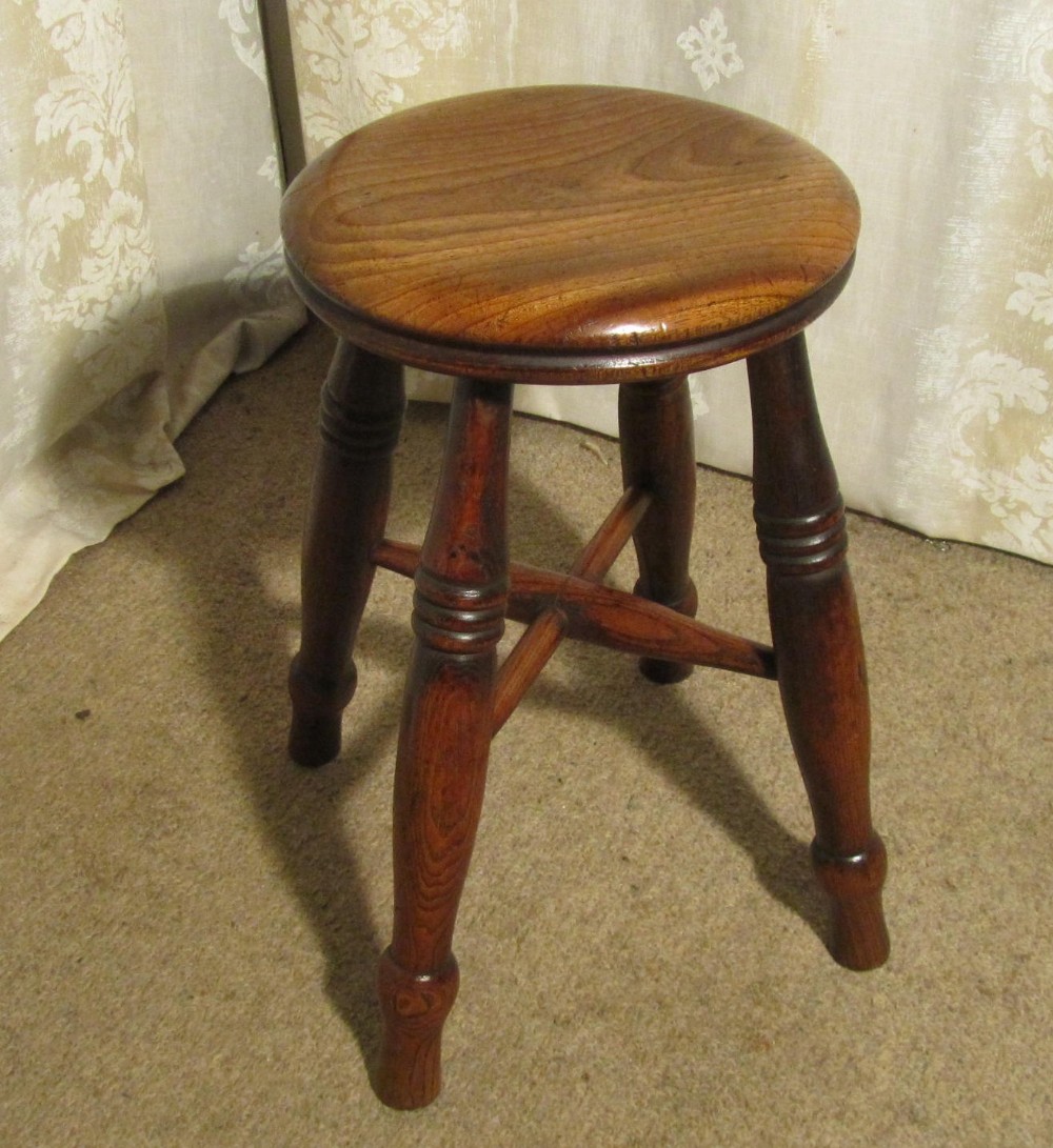 a victorian elm farmhouse kitchen stool