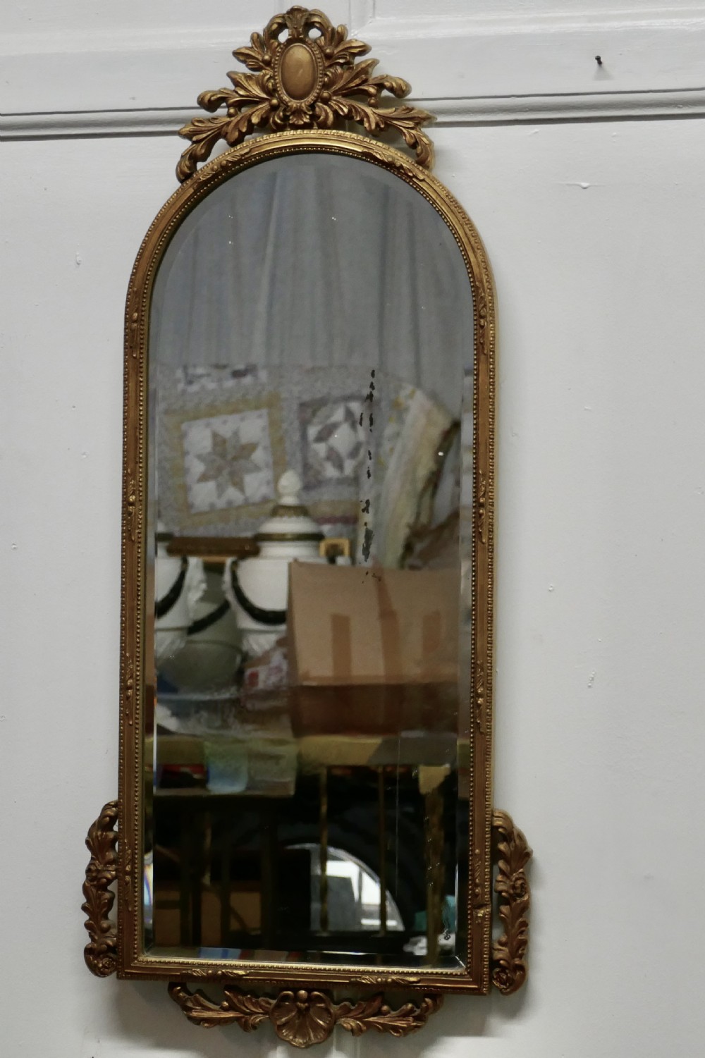french style gilt mirror