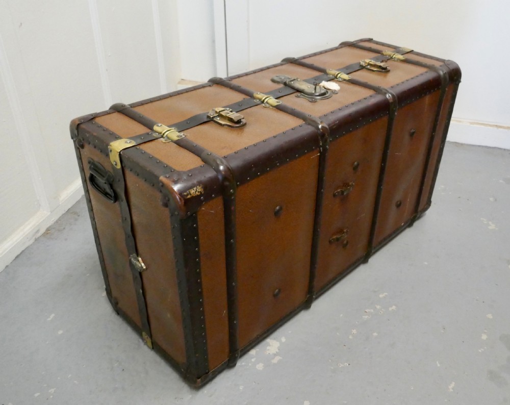fitted steamer trunk or cabin wardrobe