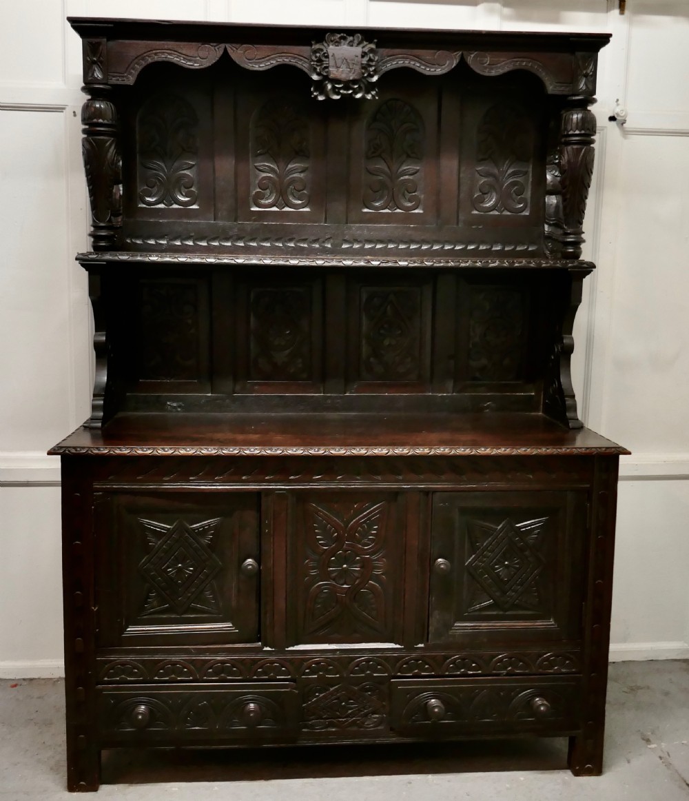 18th century carved oak dresser