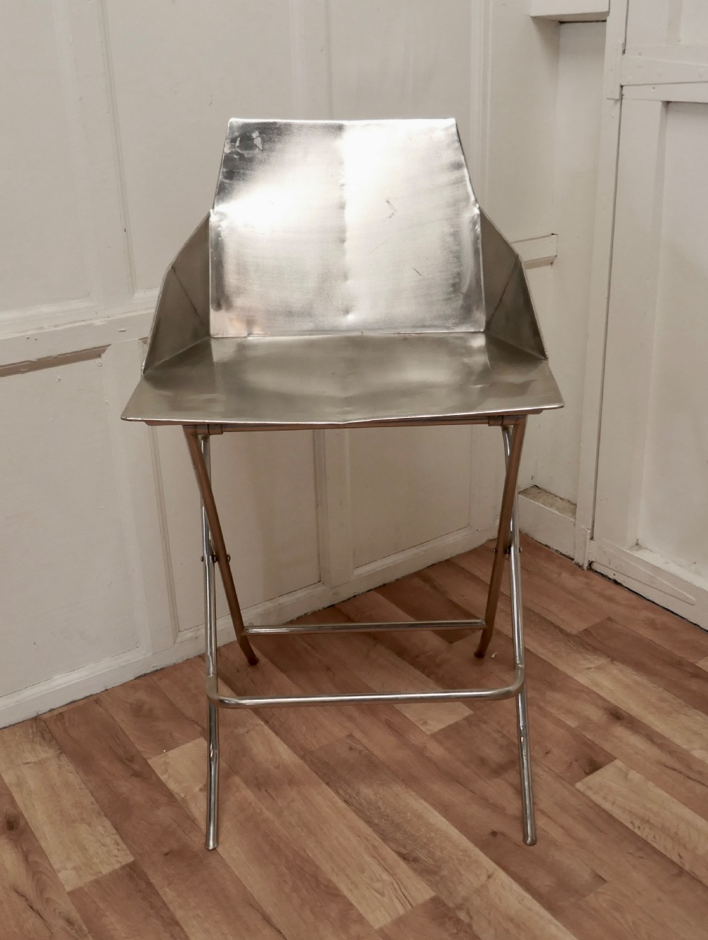 unusual steel adjustable designer chair