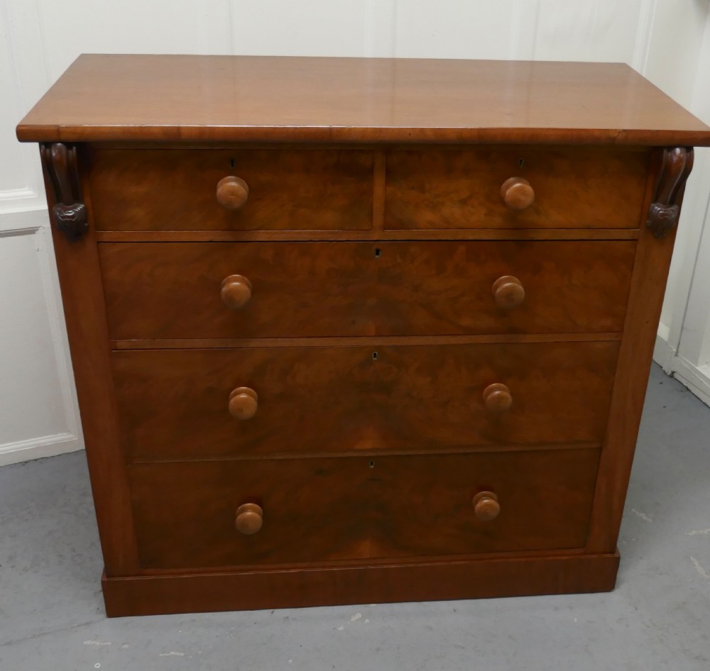 large victorian chest of drawers