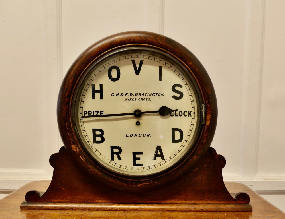 original hovis prize clock by gh fw bravington london