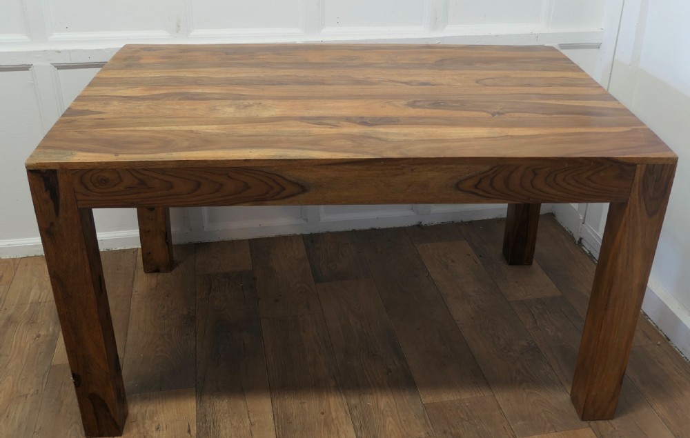 charming figured fruitwood kitchen dining table