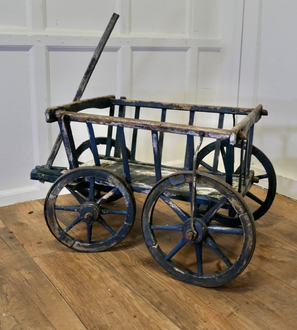 a 19th century market garden hand cart or dog cart