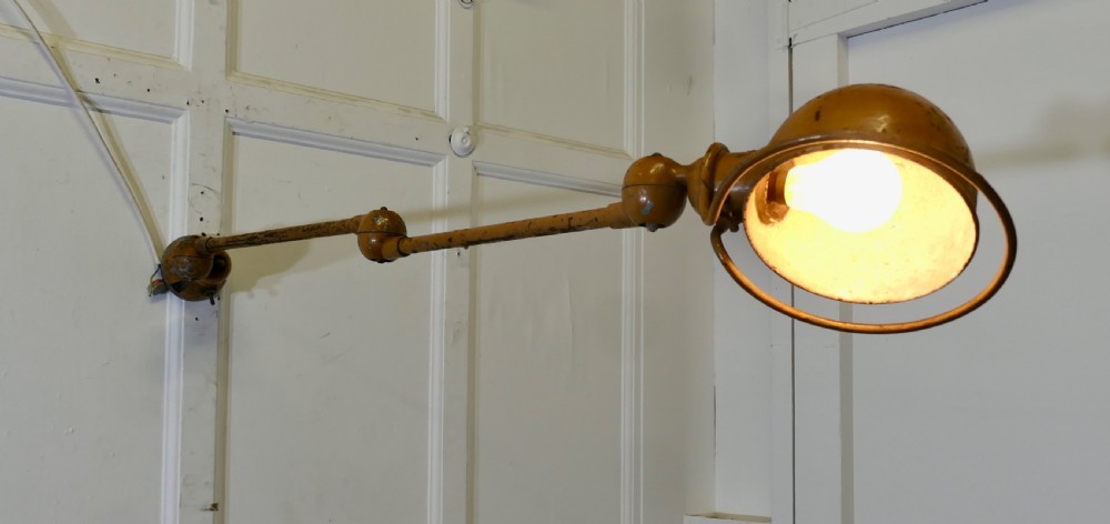 french vintage industrial jielde articulated wall light sconce