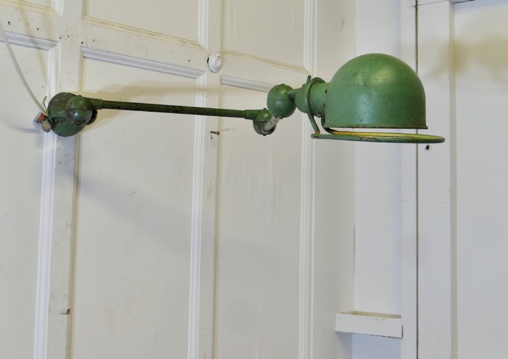 french vintage industrial articulated wall light sconce