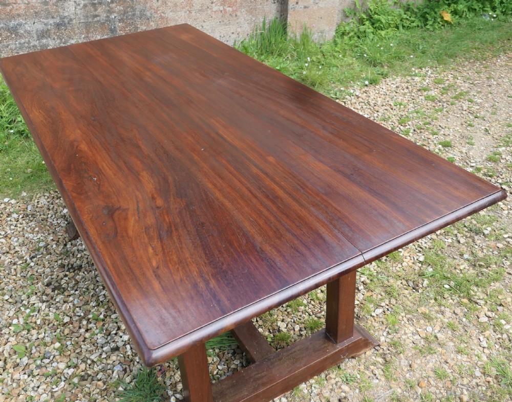 refectory style danish fruitwood table