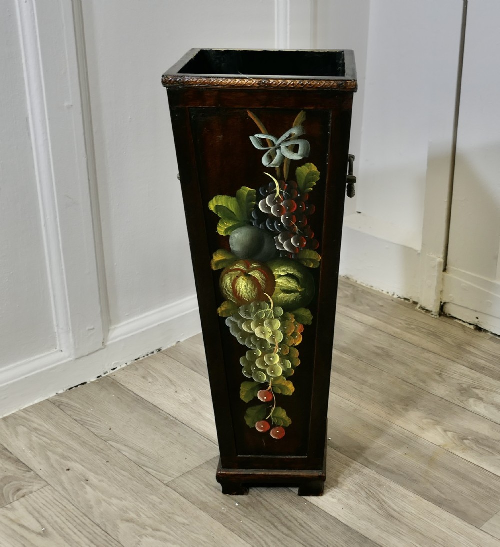 folk art painted stick stand umbrella stand