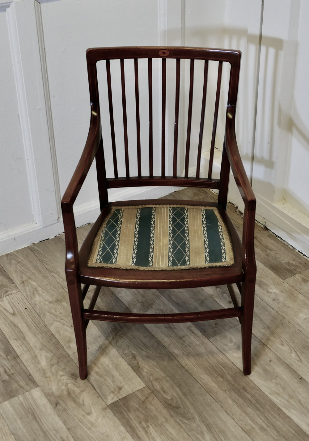 regency style childs arm chair