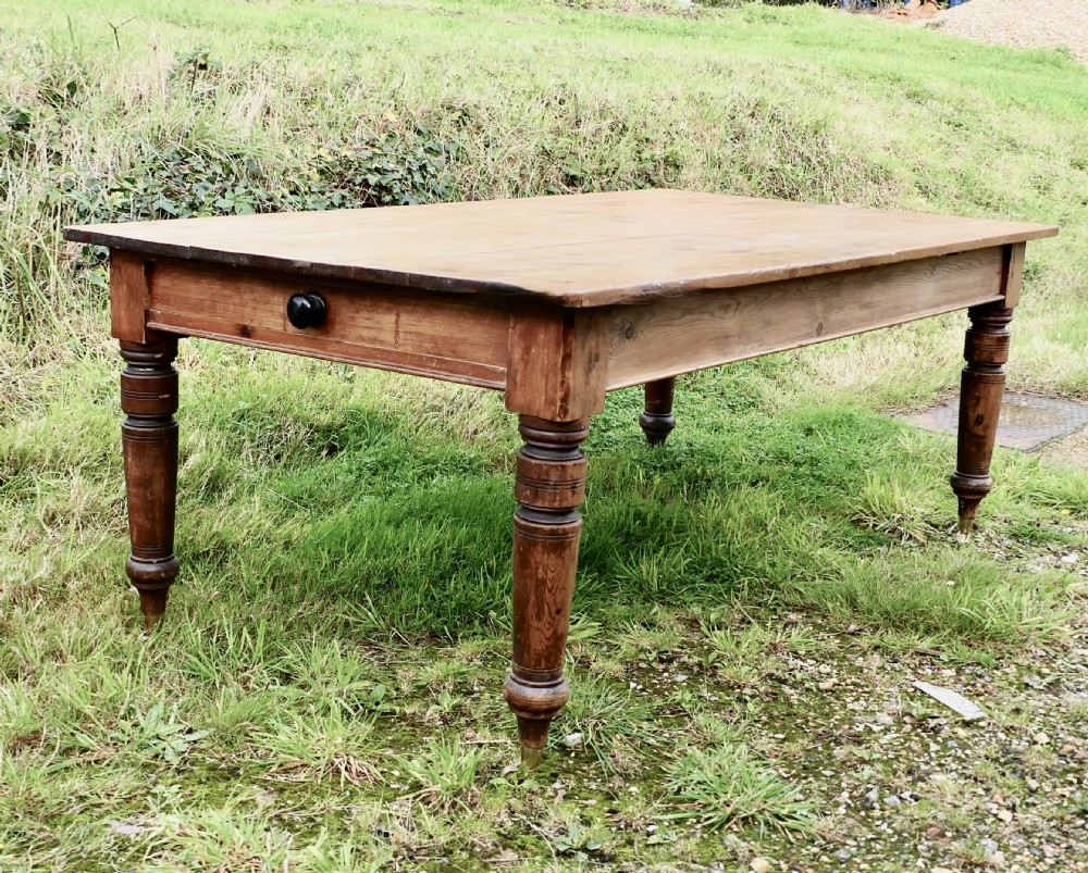 12 seater victorian pine farmhouse table