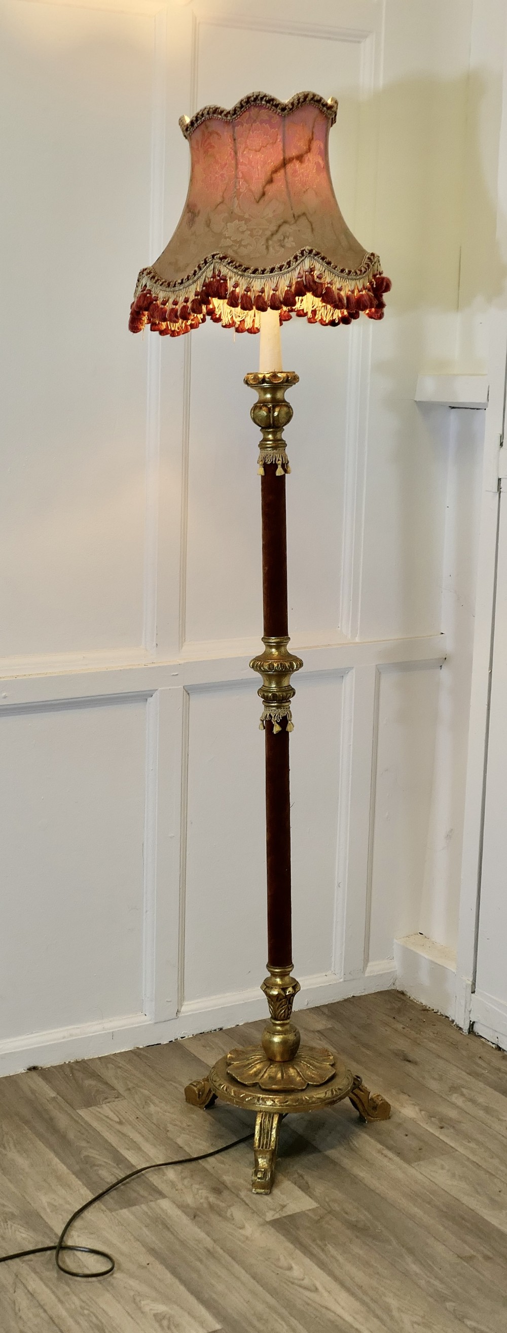 charming little french boudoir floor lamp