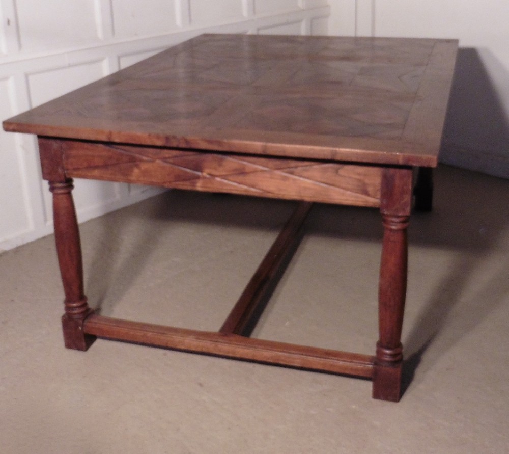 french fruitwood parquetry table