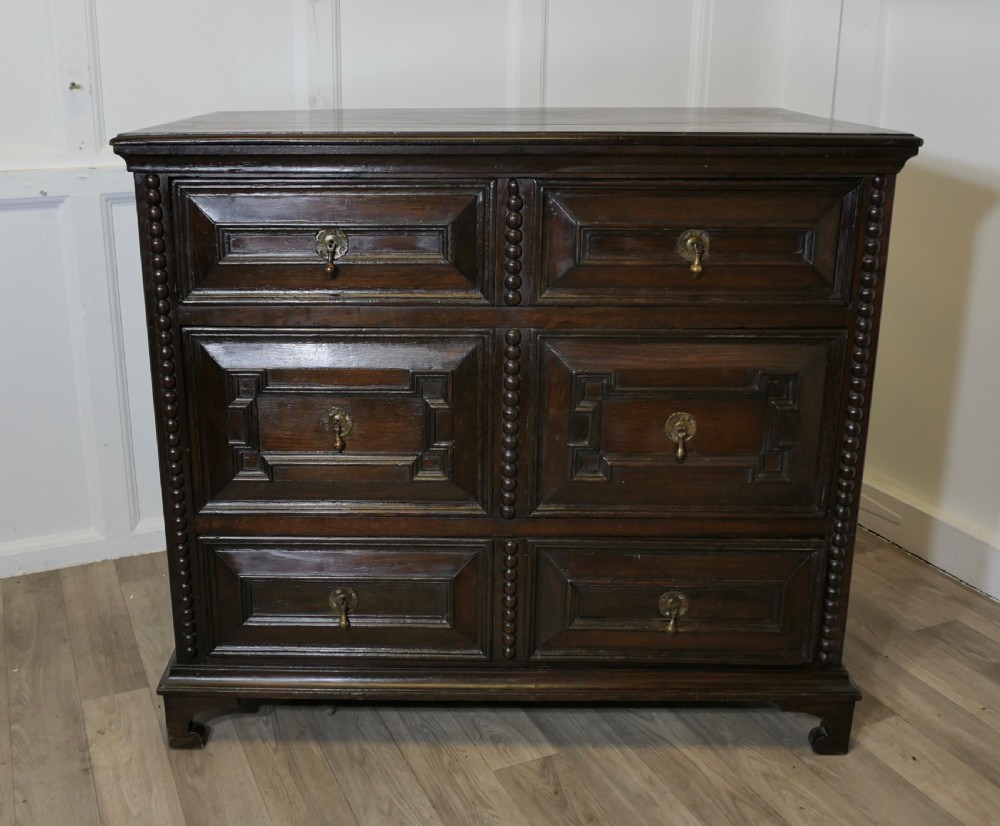 small georgian oak chest of drawers