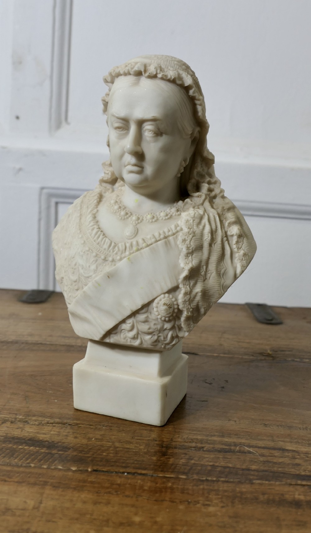 antique parian bust of queen victoria by robson leadbetter