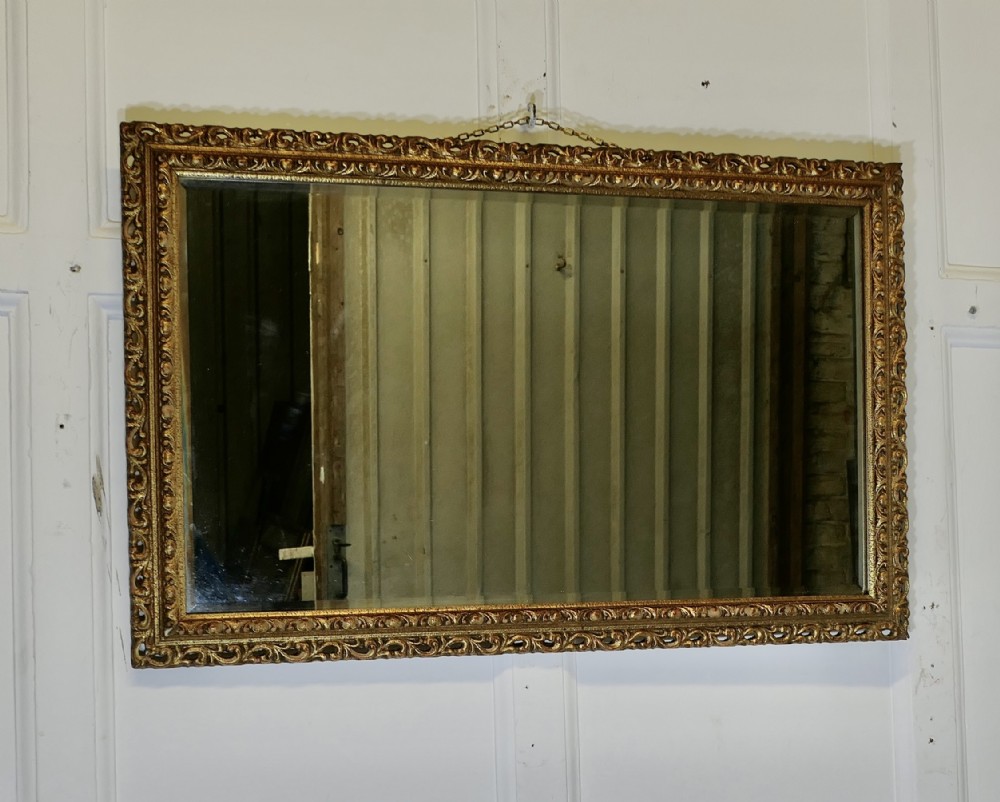 beautiful gilt wall mirror