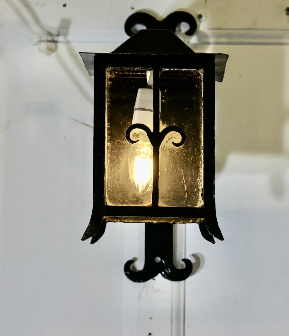 large traditional wall lantern