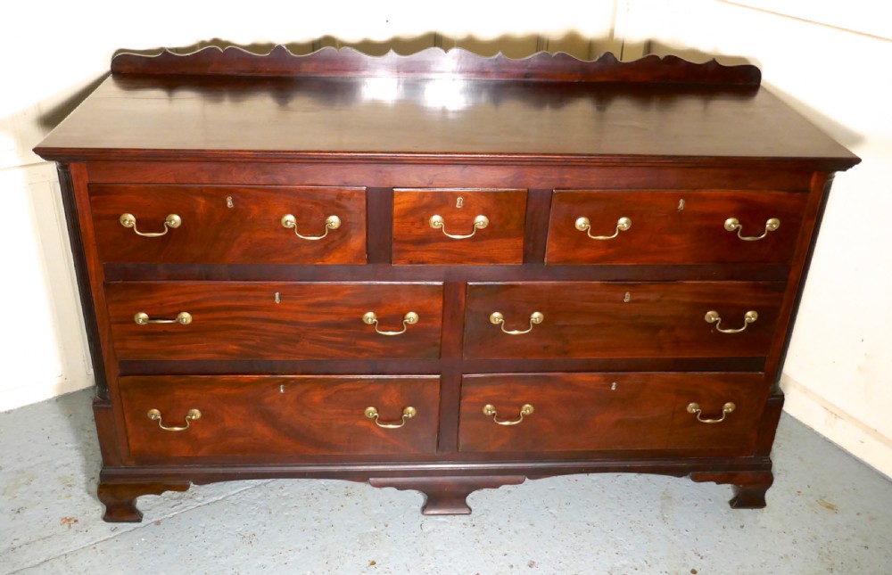 large george iii lancashire chest of drawers dresser