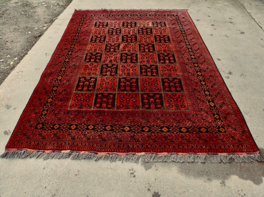 large vintage traditional pattern wool carpet